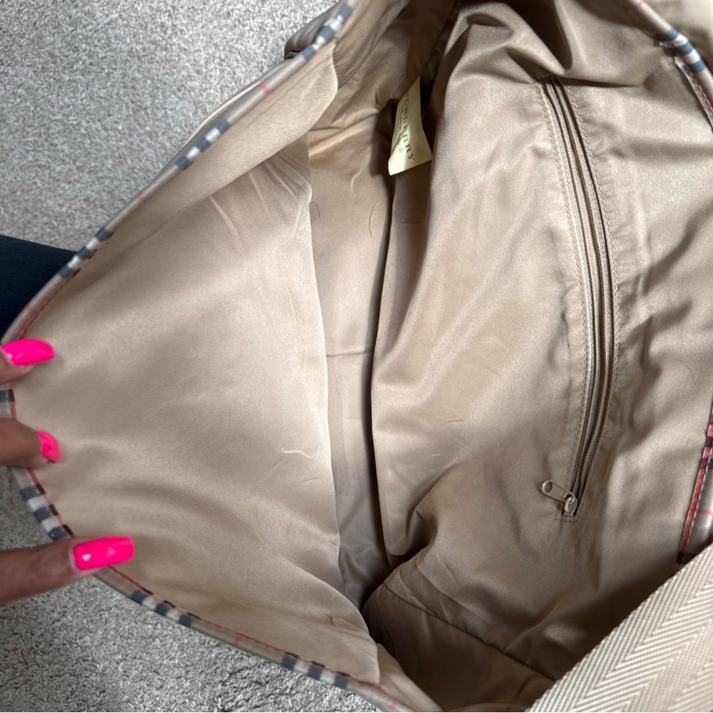 Burberry Beige Canvas Laptop Bag - Picture 12 of 12